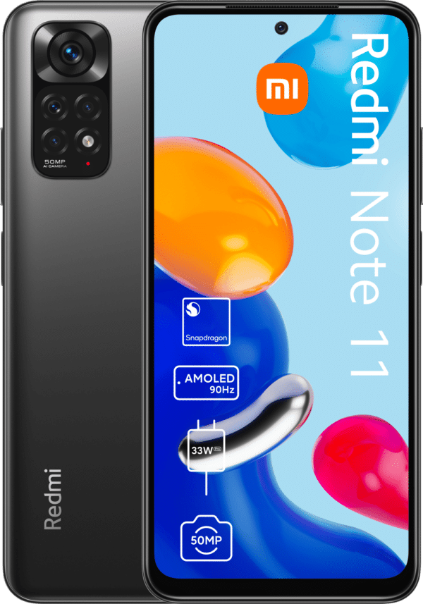 Xiaomi Redmi Note 11 4GB+128GB Graphite Gray Smartphone