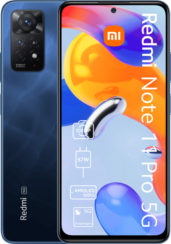 Xiaomi Redmi Note 11 Pro 5G 6GB+128GB Atlantic Blue Smartphone