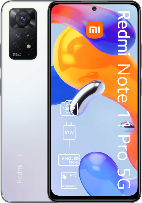 Xiaomi Redmi Note 11 Pro 5G 6GB+128GB Polar White Smartphone