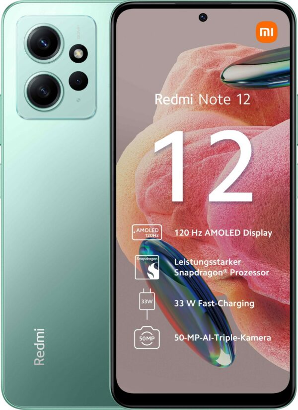 Xiaomi Redmi Note 12 4GB + 128GB Mint Green