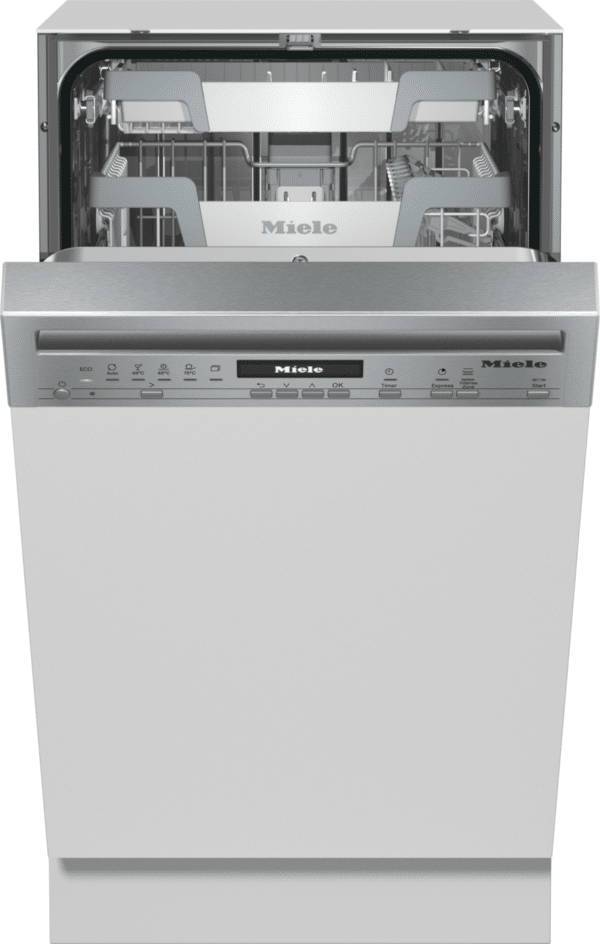 Miele G 5740 SCi SL Edelstahl CleanSteel Einbau-Geschirrspüler integriert 45 cm