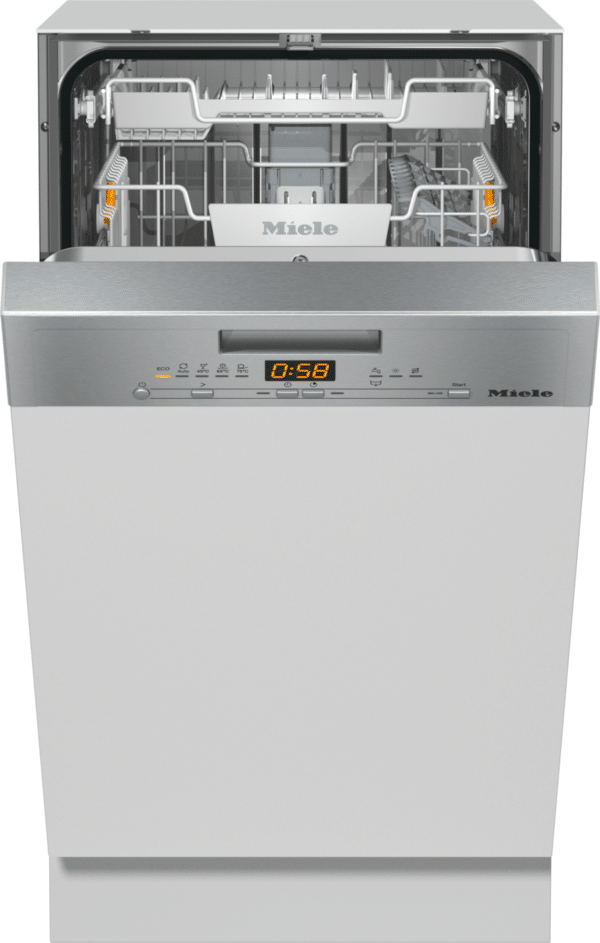 Miele G 5540 SCi SL Active Edelstahl CleanSteel Einbau-Geschirrspüler integriert 45 cm