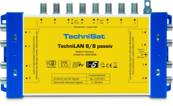 Technisat TechniLAN 8/8 passiv Multischalter-Erweiterung