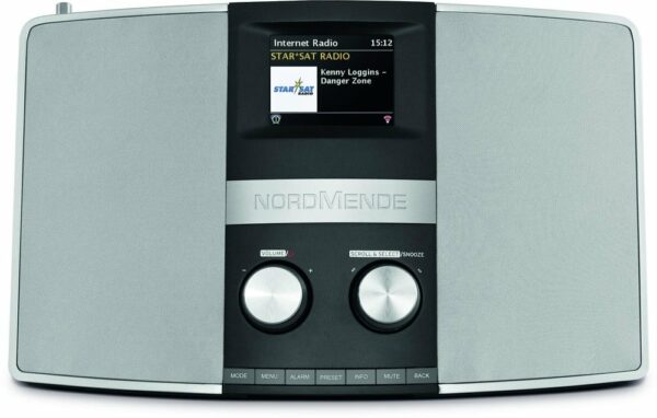 Nordmende Transita 400 schwarz-silber Hybrid-Designradio